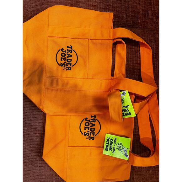 Trader Joe's Mini Halloween Totes- 6 pieces, variety of colors - Picture 3 of 7